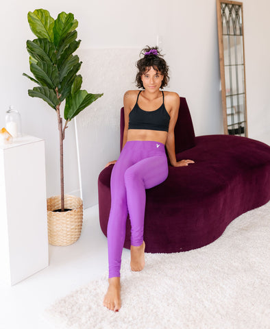 Purple Reign Scale Leggings